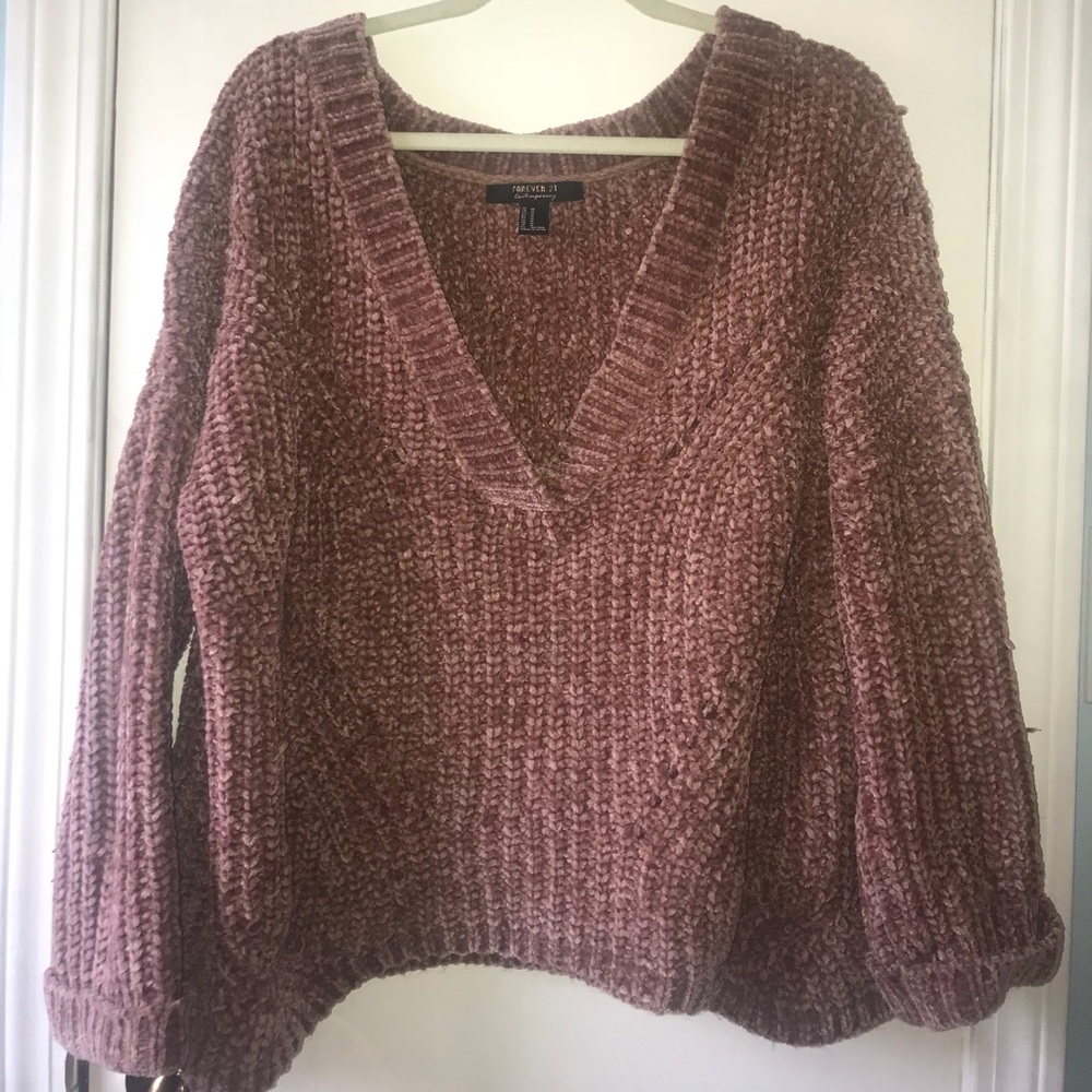 Oversized chunky knit sweater